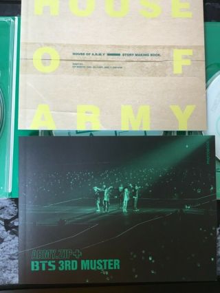BTS 3RD MUSTER ARMY.  ZIP DVD SET JUNGKOOK PHOTO CARD 7
