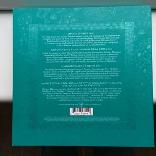 Ravi Shankar & George Harrison Collaborations Box Set Ltd Edition 3xCD,  DVD,  Book 2