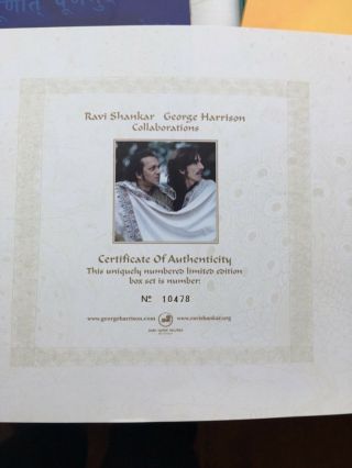 Ravi Shankar & George Harrison Collaborations Box Set Ltd Edition 3xCD,  DVD,  Book 4