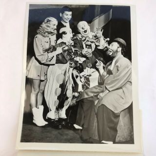 Vintage Press Photo Mary Hartline Abc Tv Show Circus 1949 Claude Kirchner