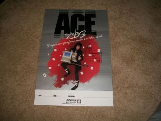 Kiss Ace Frehley Signed 