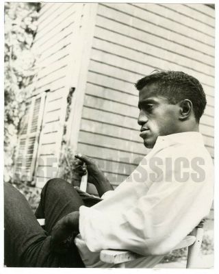 Sammy Davis Jr.  1953 Handsome Vintage Dblwt Photograph By Milton Greene