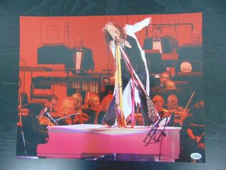 " Aerosmith " Steven Tyler Hand Signed 11x14 W/