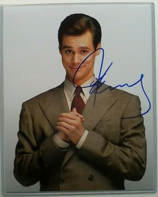 Jim Carrey Signed Autographed 8x10 Photo - MASK - LIAR LIAR - ACE VENTURA - WCOA 2