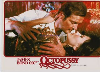 JAMES BOND RARE OCTOPUSSY LOBBY PHOTOS,  POSTER FORMAT ROGER MOORE 2
