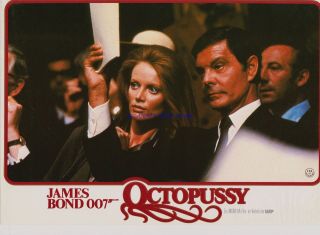 JAMES BOND RARE OCTOPUSSY LOBBY PHOTOS,  POSTER FORMAT ROGER MOORE 3