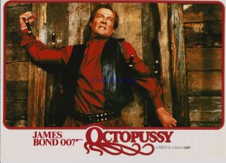 JAMES BOND RARE OCTOPUSSY LOBBY PHOTOS,  POSTER FORMAT ROGER MOORE 5