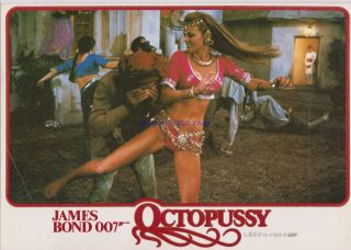 JAMES BOND RARE OCTOPUSSY LOBBY PHOTOS,  POSTER FORMAT ROGER MOORE 7