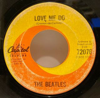 Beatles - Love Me Do Capitol Canada 72076 Feb.  1963 - One Of The 1st 288 Issued