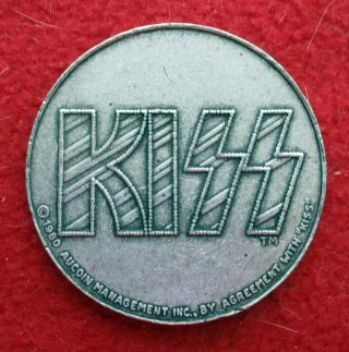 Kiss,  1980 Aucoin Commemorative Silver Coin,  Version 2 Eric Carr