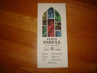 Jason Isbell Ryman Hatch Print Night 2 of 7 10/19/19 Nashville 4