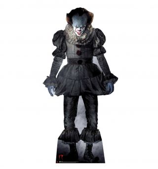 It Pennywise The Clown Lifesize Cardboard Standup Standee Cutout Halloween Prop