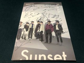 Seventeen [sunset] Album Autograph All Member Signed Promo Album Kpop