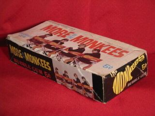 The Monkees More Of 1967 Raybert Donruss Gum Cards Wax Pack BOX ONLY & Wrapper 2