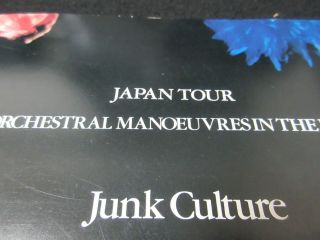 OMD 1984 Japan Tour Book with A Japanese Flyer Concert Program Synth 4