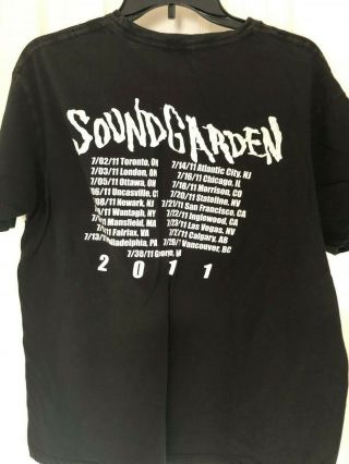 Soundgarden vintage tour t - shirt 2