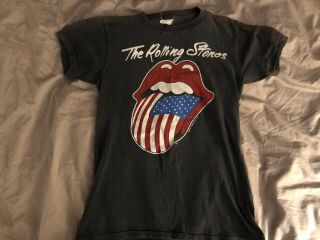 (tour Shirt) Rolling Stones 1981 North American Tour Shirt Size Small