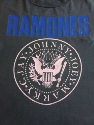 Vintage 90 ' s Ramones Adios Amigos Concert Tour T Shirt Men ' s XL 2