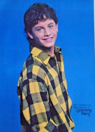 Kirk Cameron Poster 56 Growing Pains / Exc.  Cond.  / 21 X 32 " 4 Pin - Holes