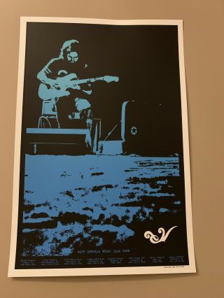 Eddie Vedder 2009 Tour Poster