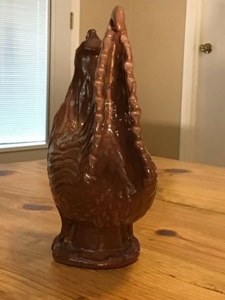Charles Moore Jugtown Seagrove NC folk art pottery Chicken Signed 1987 4