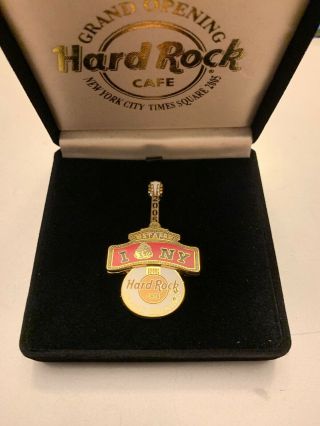 Hard Rock Cafe Opening Nyc Times Square Staff Pins Rare