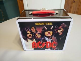 Ac/dc Lunchbox Angus Young,  Bon Scott Highway To Hell Not Kiss Funko Pop