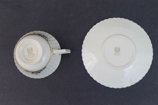 24 Piece Vintage Signed Lenox Rutledge Gold Gilt Floral Tea Cup & Saucer Set 6