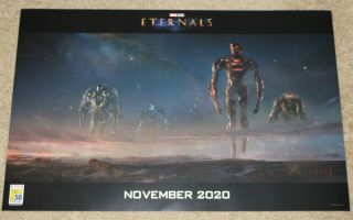 Sdcc 2019 Exclusive Marvel Studios Eternals November 2020 Movie Poster