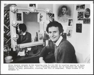 Billy Crystal 1975 Backstage Hbo On Location Promo Photo