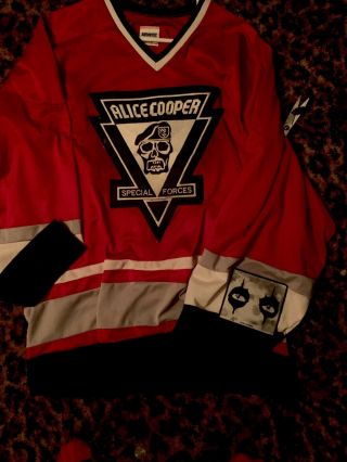 Alice Cooper Heavy Metal Hockey Jersey L/lg