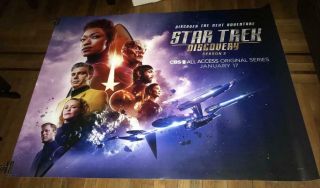 Star Trek Discovery Season 2 Cbs Tv 5ft Subway Poster 2019
