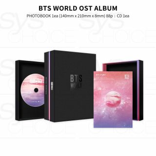 BTS WORLD OST Limited Edtion Package CD,  ManagerIDCASE,  Card,  Magnet,  Etc,  Tracking N 4