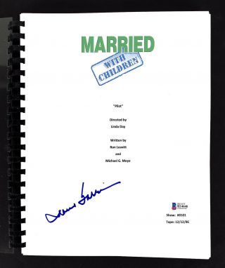 David Garrison Authentic Signed Married With Children Tv Pilot Script Bas H14646