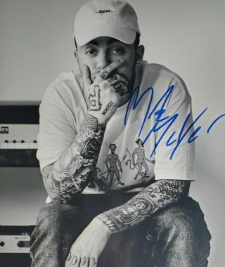Mac Miller Hand Signed 8x10 Photo W/ Holo
