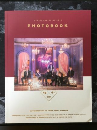 BTS Memories of 2016 Official DVD Photobook Set With Photocard Korean ver 5