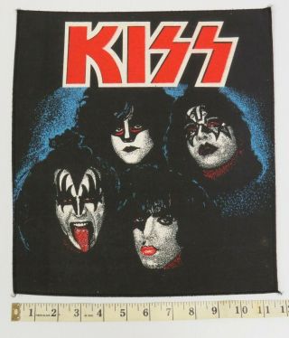 Kiss Backpatch Creatures Of The Night Theme - Uk Release 1980 