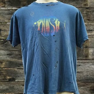 True Vintage Phish Shirt 1996 Logo Heavily Distressed Size Xl