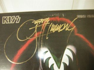 Kiss signed lp SOLO 1978 Gene Simmons 2