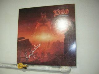 Dio Signed Lp Last In Line 1984 Ronnie James Dio