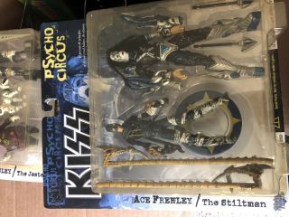 KISS Deluxe PSYCHO CIRCUS Doll SET OF 4 ACTION FIGURES McFARLANE 1998 2