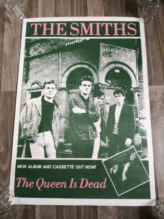The Smiths - The Queen Is Dead - Promo Retail Poster For Album Release 80s