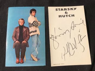 David Soul Paul Michael Glaser Starsky And Hutch 1975 Tv Photo Postcard