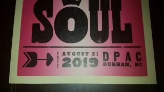 GLADYS KNIGHT HATCH SHOW PRINT DPAC Durham NC 2019 Tour Poster Empress of Soul 2
