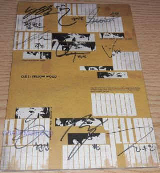 Stray Kids Clé 2 : Yellow Wood Clé2 Ver.  K - Pop Real Signed Autographed Promo Cd