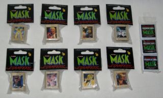 Rare Set Of The Mask Movie Rubber Ink Stampers Jim Carrey 1994 Nos