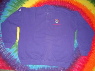 GRATEFUL DEAD EMBROIDERY STEAL YOUR FACE SPRING 1994 CONCERT CREW SWEATSHIRT - 2