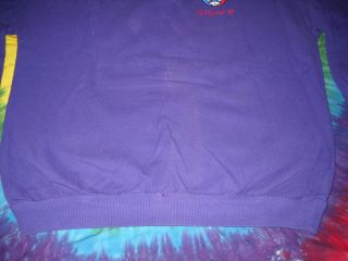 GRATEFUL DEAD EMBROIDERY STEAL YOUR FACE SPRING 1994 CONCERT CREW SWEATSHIRT - 4