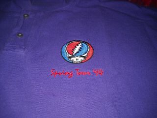 GRATEFUL DEAD EMBROIDERY STEAL YOUR FACE SPRING 1994 CONCERT CREW SWEATSHIRT - 5