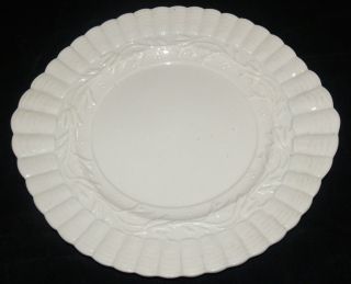 Antique Belleek Irish Porcelain Institute Pattern Bread Plate Black Mark